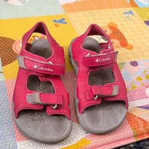 Columbia Kids Bright Pink Sandals